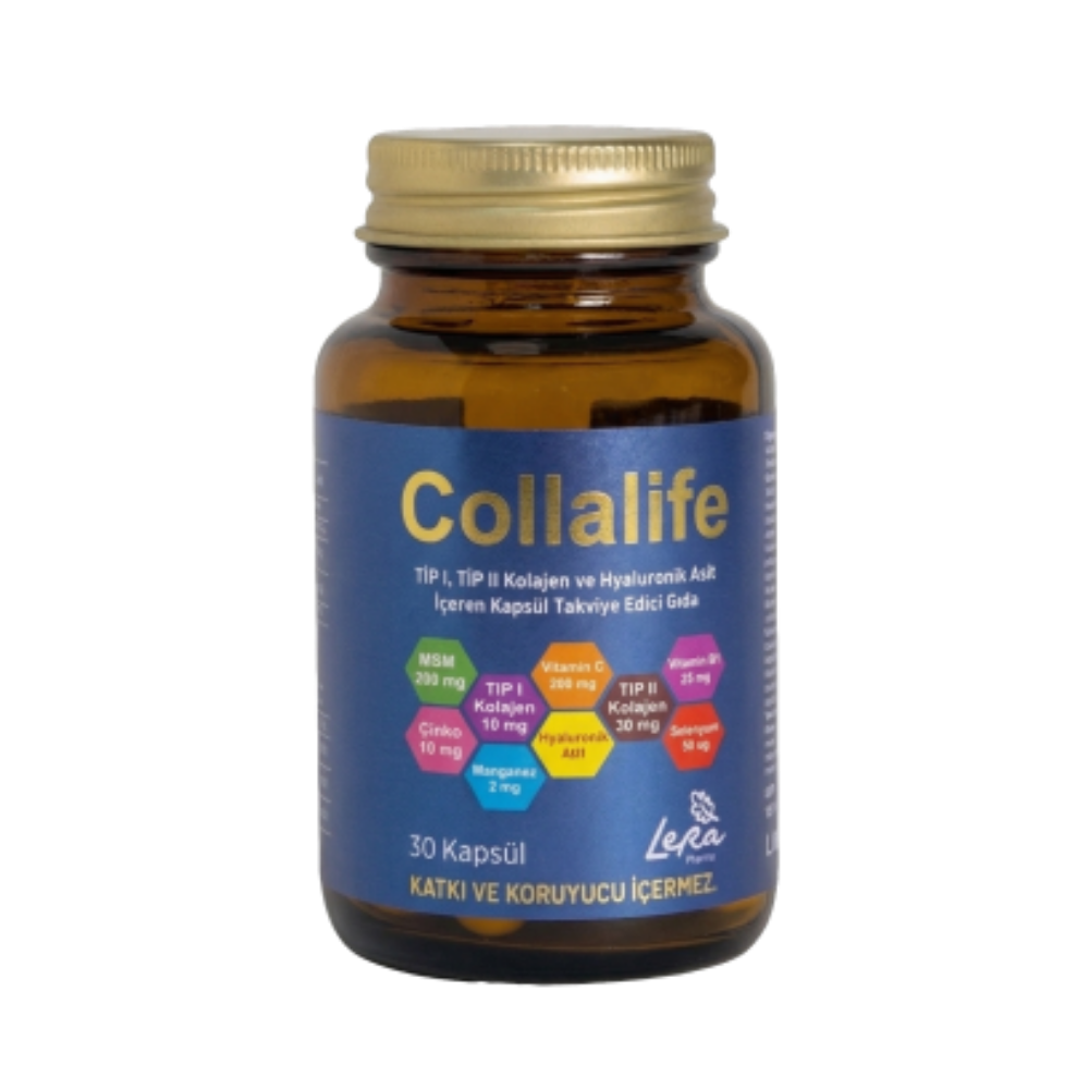 COLLALIFE / Tip I & Tip II Kolajen + Hyaluronik Asit + Vitamin ve Mineral Kompleksi